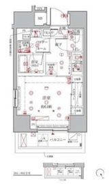 クレイシアIDZ三田 4階 間取り図