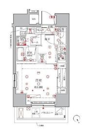 クレイシアIDZ三田 7階 間取り図