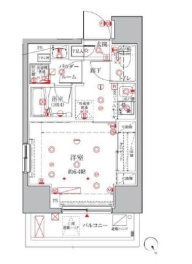 クレイシアIDZ三田 8階 間取り図