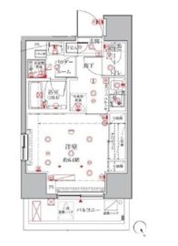 クレイシアIDZ三田 8階 間取り図