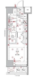 クレイシアIDZ三田 2階 間取り図