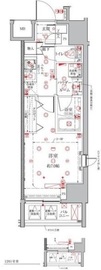 クレイシアIDZ三田 2階 間取り図