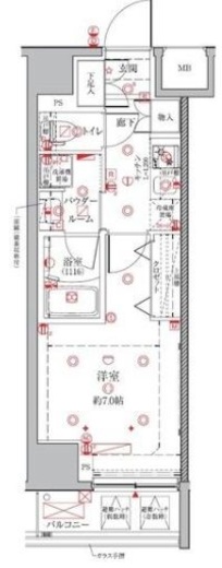 クレイシアIDZ三田 10階 間取り図