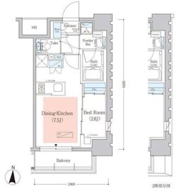 アーバネックス菊川3 501 間取り図