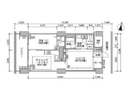 東雲キャナルコートCODAN 16-710 間取り図