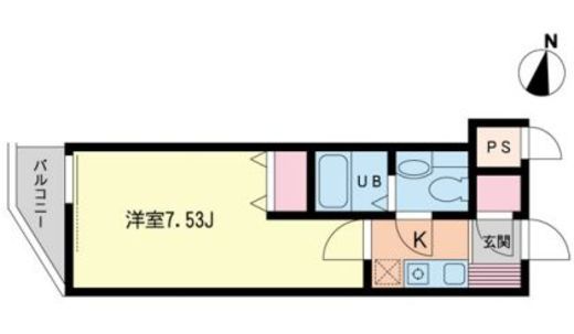 ベレール目黒 305 間取り図