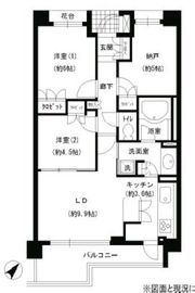 エスティメゾン巣鴨 205 間取り図