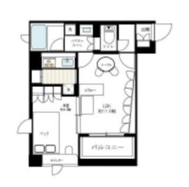アイディーコート日本橋浜町 6階 間取り図