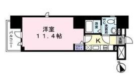 プリムヴェール四谷 1101 間取り図
