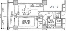 ジェイタワー西大井 14階 間取り図