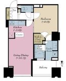 シティタワーズ豊洲ザ・ツイン サウスタワー 17階 間取り図