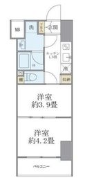 フェリーチェ錦糸町 1002 間取り図