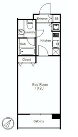 ヴィエント中目黒 403 間取り図