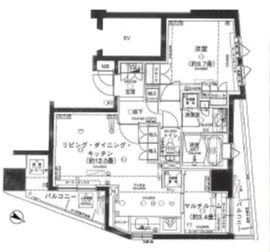 パークホームズ目黒アーバンレジデンス 5階 間取り図