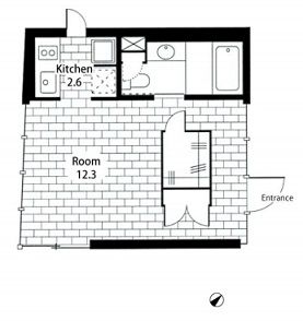 CRANE COURT（クレインコート） C1 間取り図