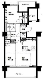 サンフル芝浦キャナルオーパス 9階 間取り図