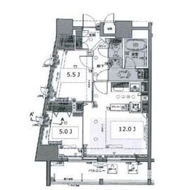 グランベル西早稲田ラフィーネ 3階 間取り図