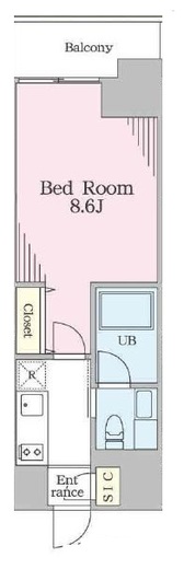 リージア門前仲町 302 間取り図