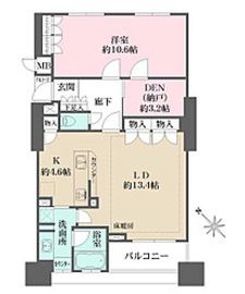 東京アインスリバーサイドタワー 11階 間取り図