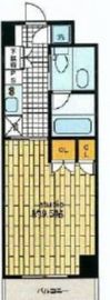 コンパートメント東京中央 4階 間取り図