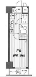 ガラ・ステージ麻布十番 11階 間取り図