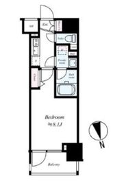 ジェノヴィア新宿御苑グリーンヴェール 3階 間取り図