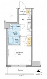 プラウドフラット渋谷笹塚 405 間取り図