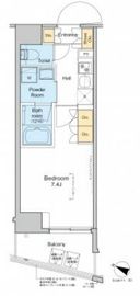 プラウドフラット渋谷笹塚 202 間取り図