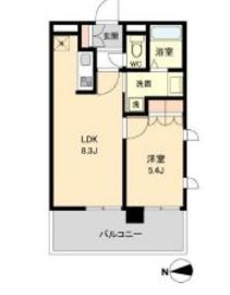 ラクアスレジデンス東新宿 915 間取り図