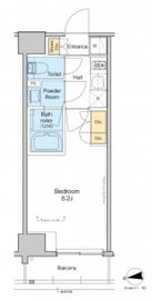 プラウドフラット浅草ディアージュ 203 間取り図