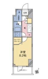MODIER HATAGAYA (モディア幡ヶ谷) 1104 間取り図