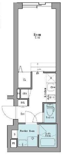 リーガランド武蔵小山 102 間取り図
