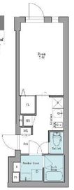 リーガランド武蔵小山 203 間取り図