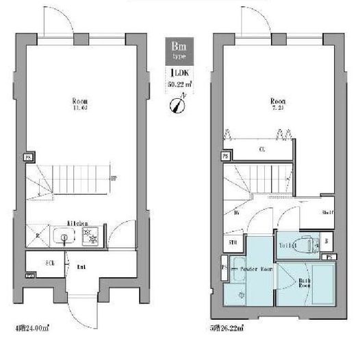 リーガランド武蔵小山 402 間取り図