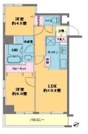 カスタリア浅草橋 604 間取り図