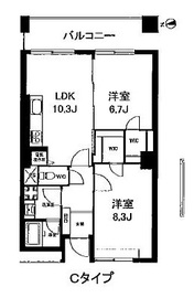 トレステージ恵比寿 402 間取り図