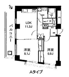 トレステージ恵比寿 304 間取り図