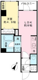 MODIER BUNKYO KOISHIKAWA 404 間取り図