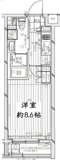 レガリス文京大塚 4階 間取り図