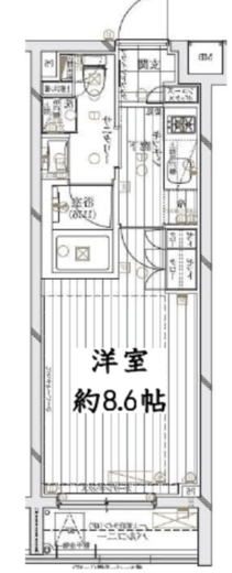 レガリス文京大塚 1階 間取り図