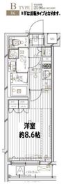 レガリス文京大塚 1階 間取り図