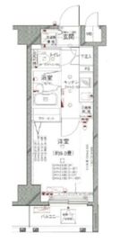 パレステュディオ六本木EAST2 2階 間取り図