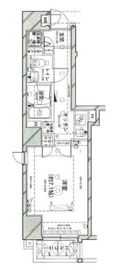 パレステュディオ六本木 11階 間取り図