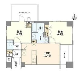 リビオ多摩川 705 間取り図