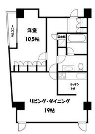 クエストコート原宿 301 間取り図