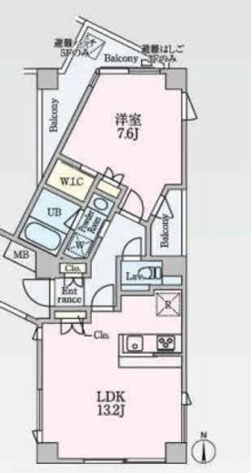 エリアエム 3階 間取り図