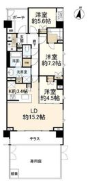 ドレッセ用賀 1階 間取り図