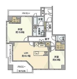 ブリリア目黒碑文谷 2階 間取り図
