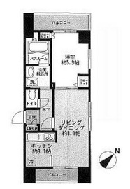 グリーンパーク日本橋浜町 7階 間取り図