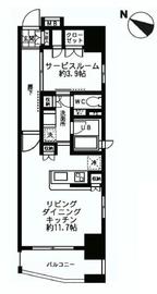 フォレシティ神田多町 9階 間取り図